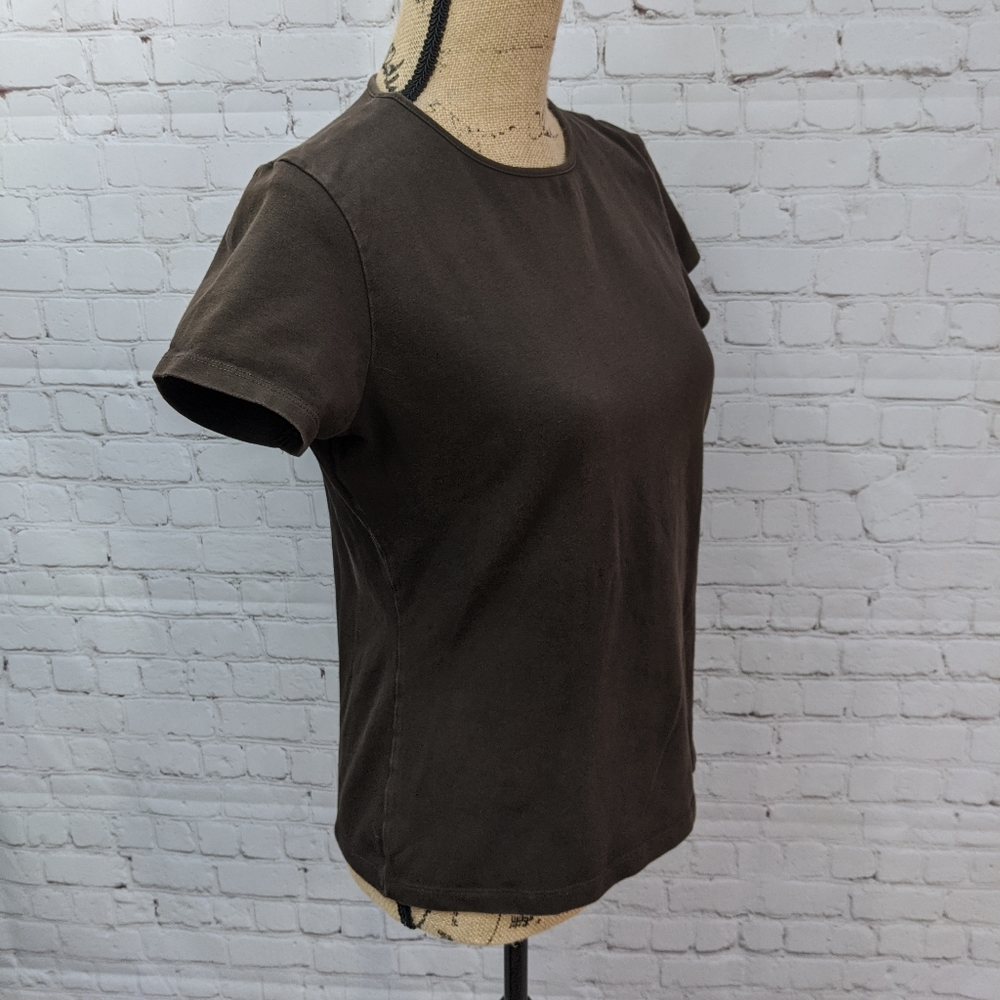 H&M Basic Brown Tee - Picture 4 of 5